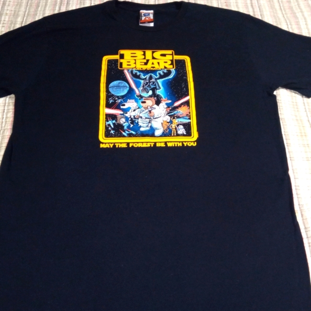 ⭐ STAR WARS BIG BEAR COLLABORATION GRAPHIC TEE SHIRT MENS SIZE XL